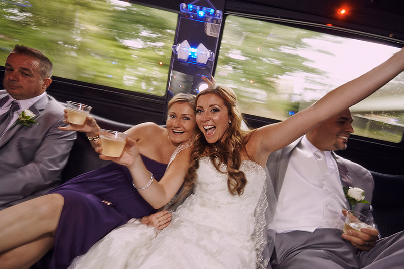 Wedding party bus