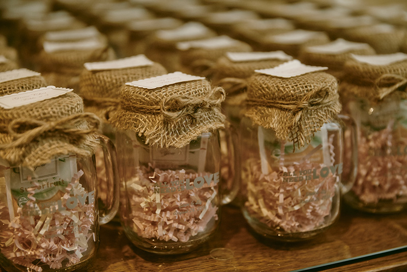 Wedding favor jars