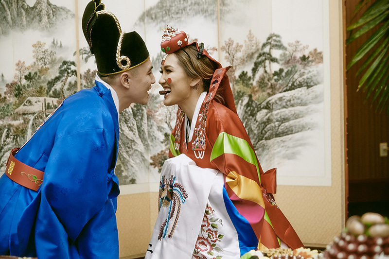 Traditional korean wedding ceremony