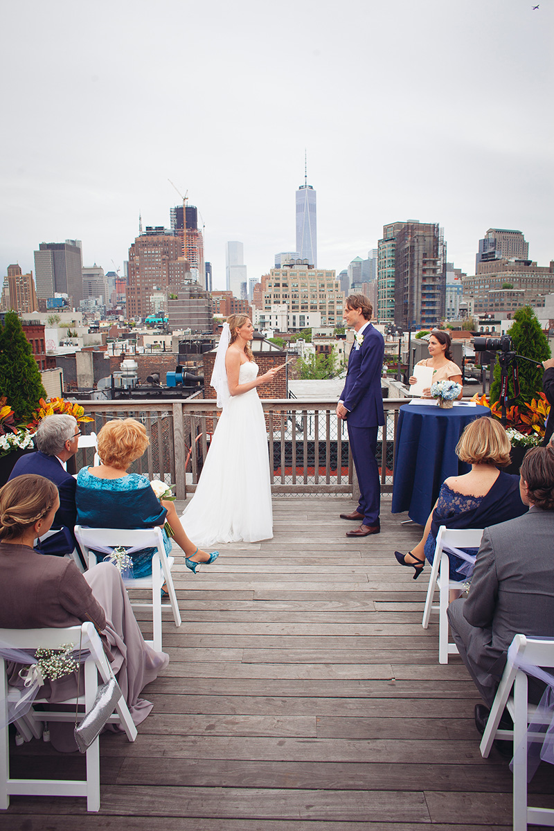 rooftop wedding ceremony NYC
