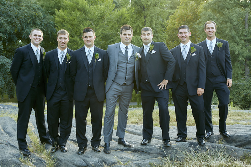 groom with groomsmen