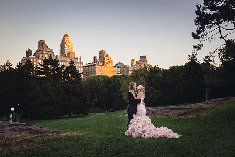 beautiful central park wedding photos