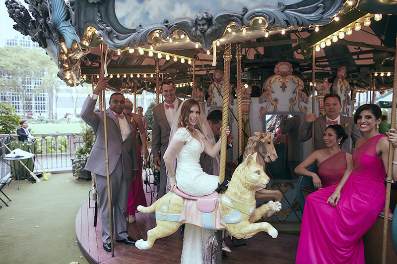 carousel wedding