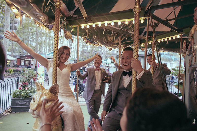 carousel wedding pictures