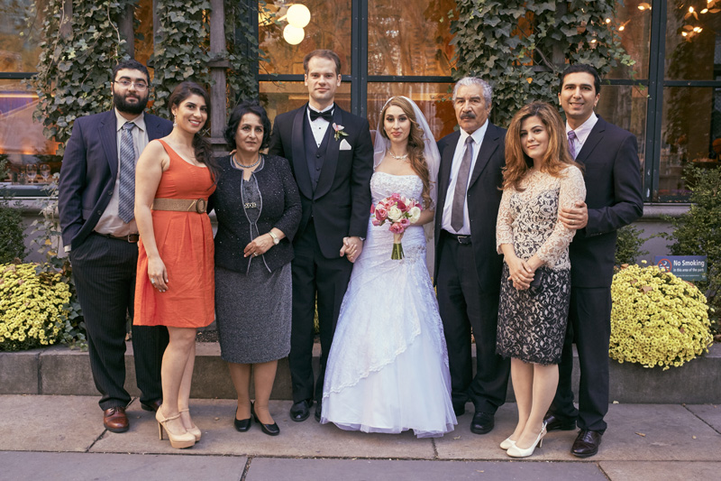 wedding family portrait