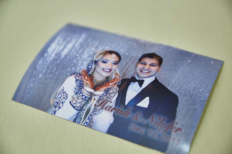 printed wedding photo