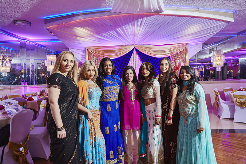 indian wedding group photo