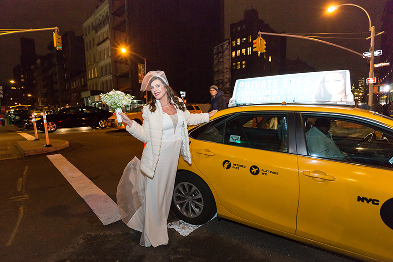 yellow cab wedding
