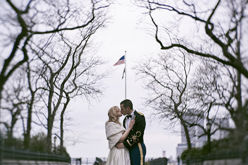 military wedding portraits