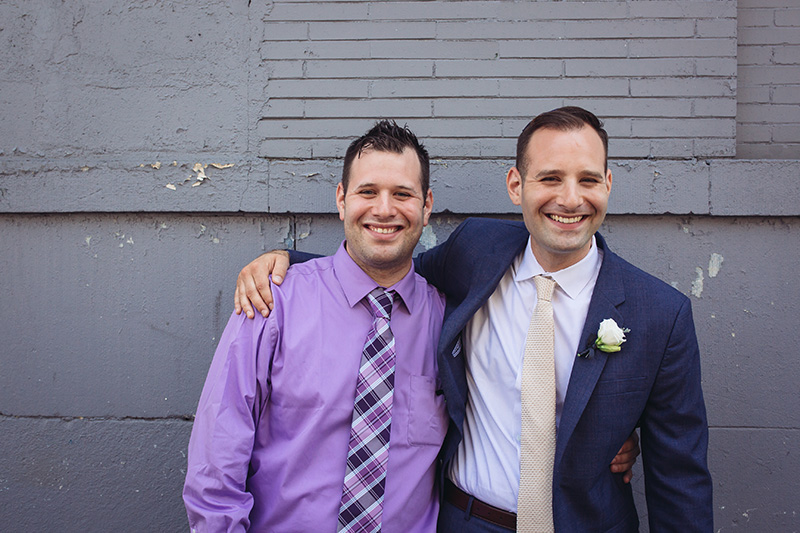 groom with his brother