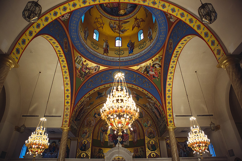 orthodox church fresco