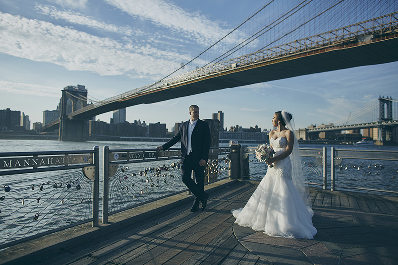 brooklin bridge wedding photos