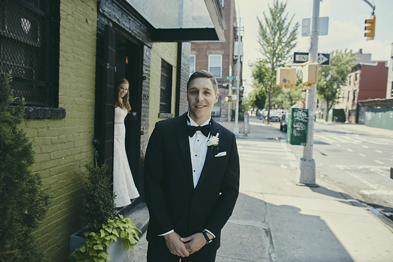 groom at first look