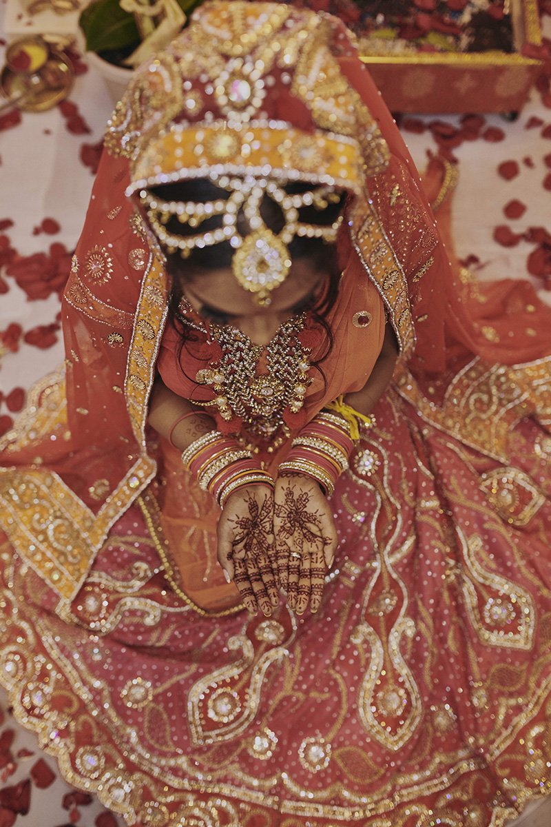 indian wedding painting