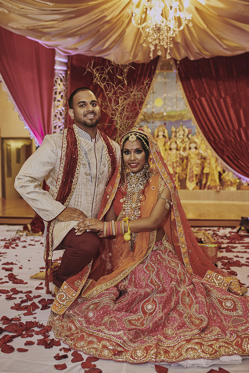 indian wedding portrait