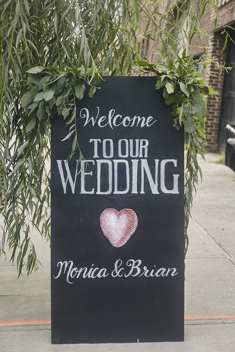 wedding sign