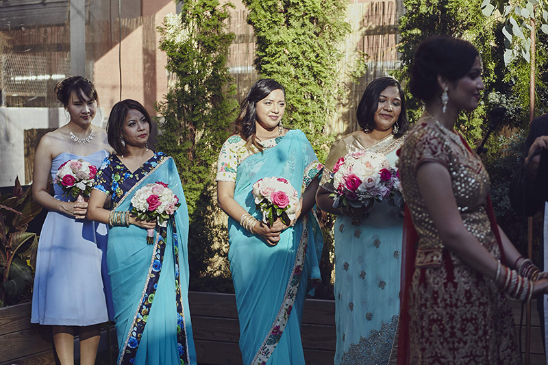 indian bridesmaids