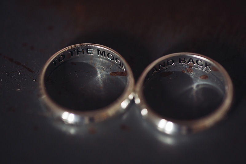 engravings on wedding rings to the moon and back 