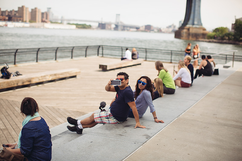 tourists in new york