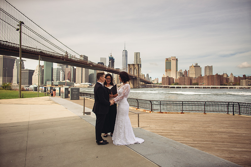 brooklyn bridge wedding photography
