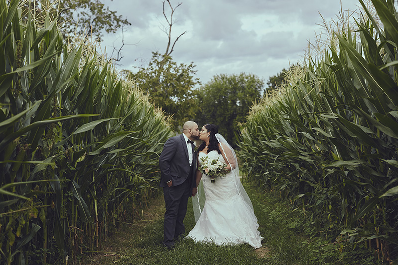 corn wedding photos