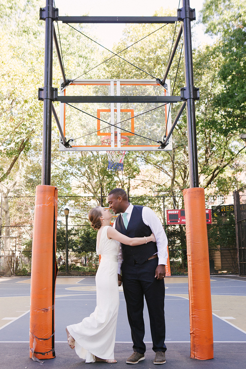 basketball wedding photos
