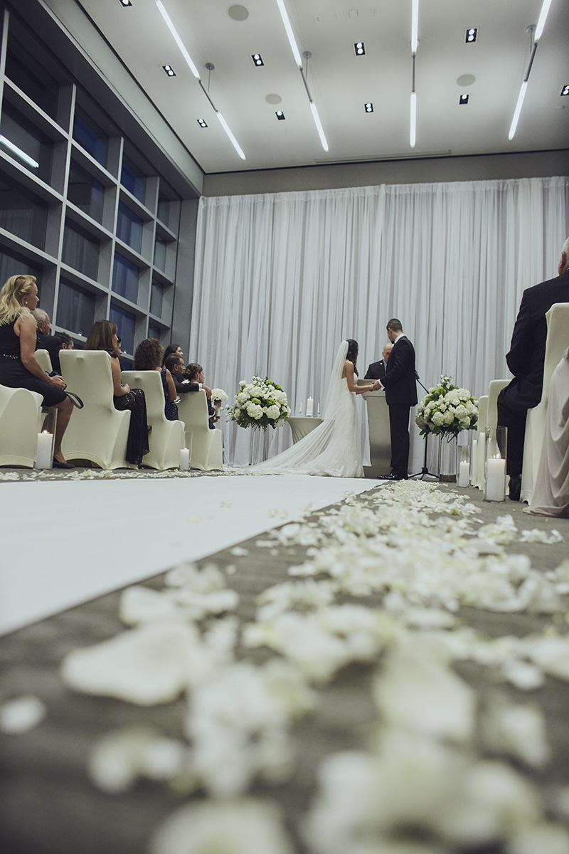 W Hotel wedding ceremony
