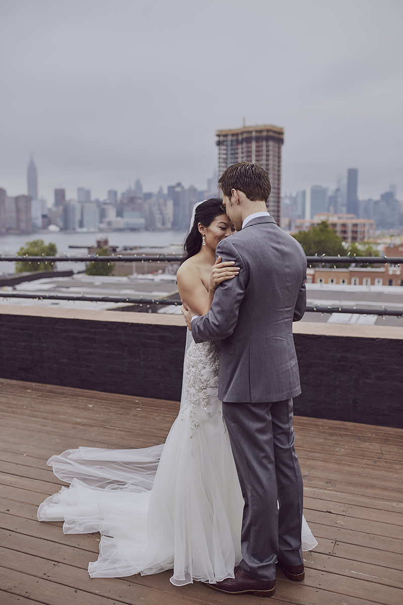 Brooklyn rooftop wedding reveal