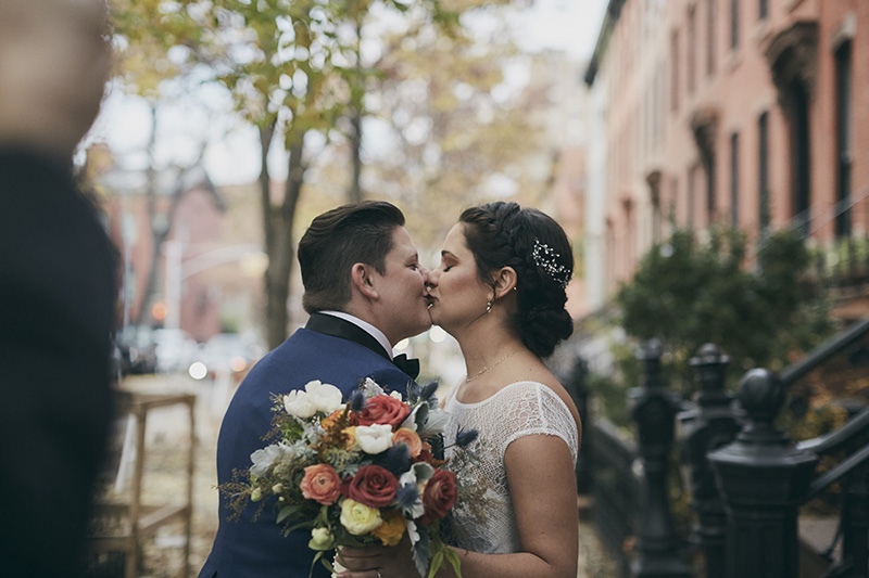 townhouse wedding first look