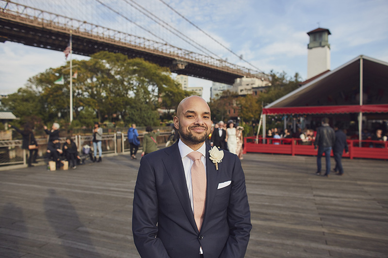 Brooklyn Bridge Park wedding reveal