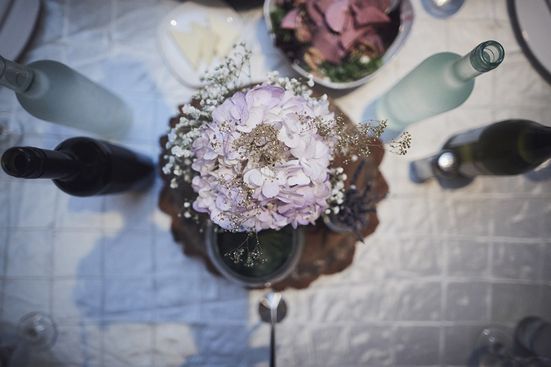 table floral decor