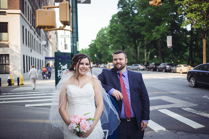 NYC street wedding