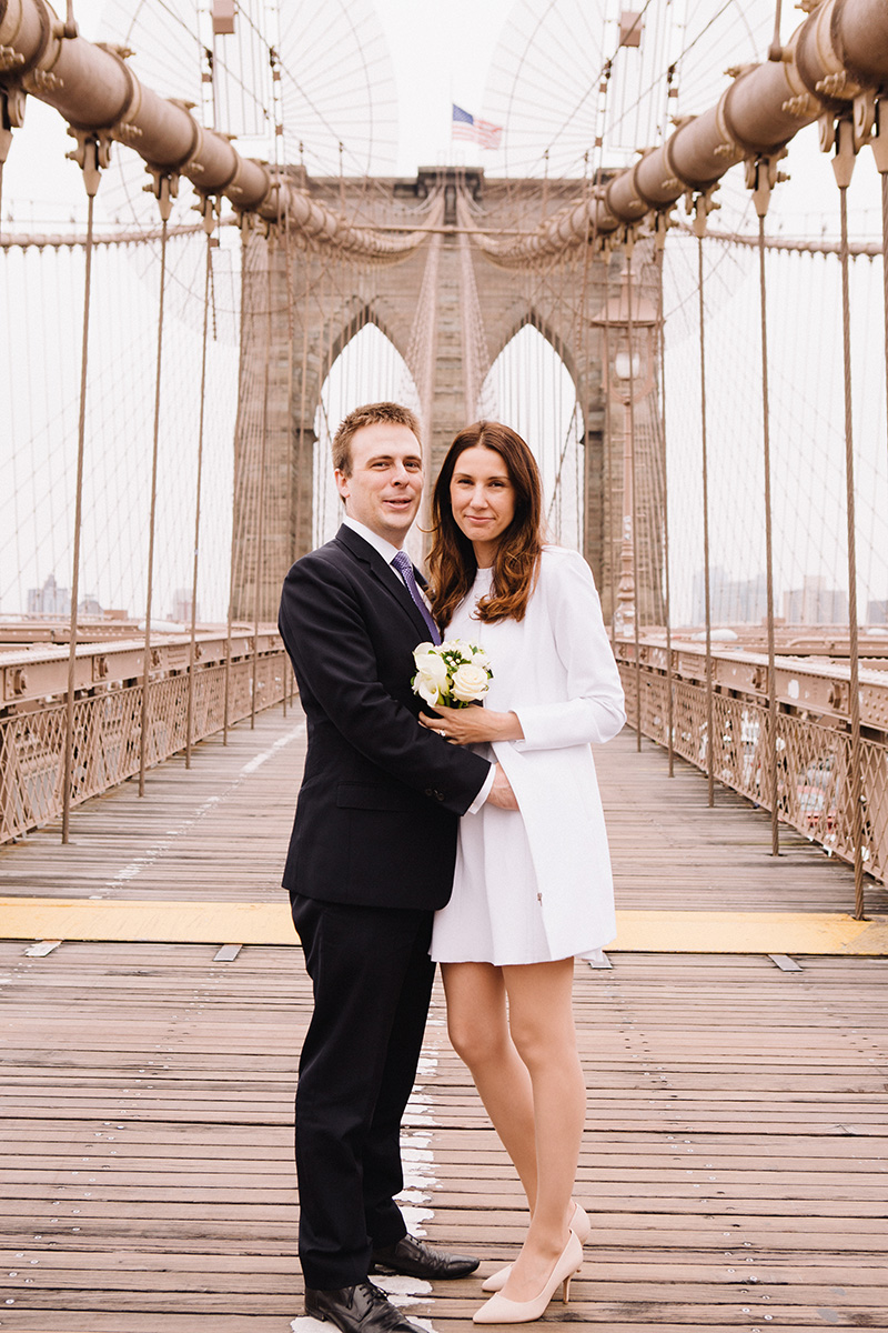 Brooklyn Bridge wedding photos