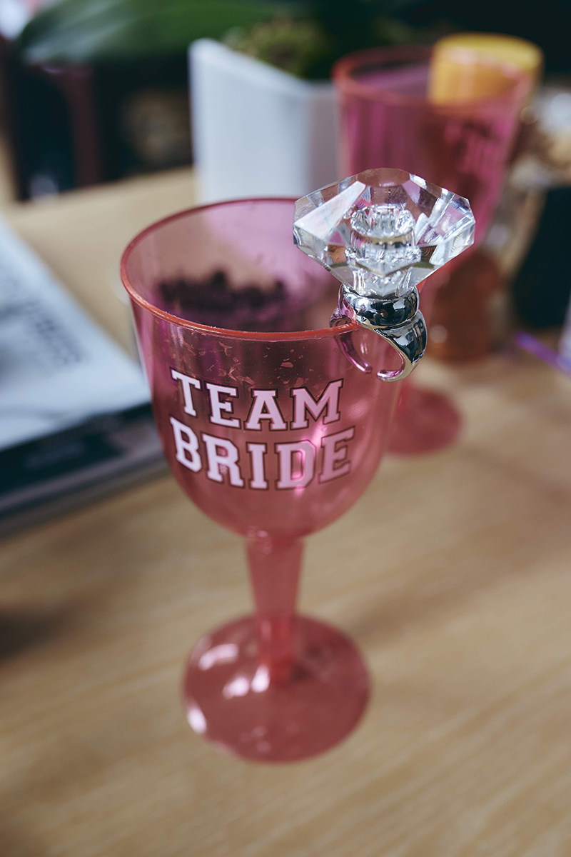 team bride custom cup