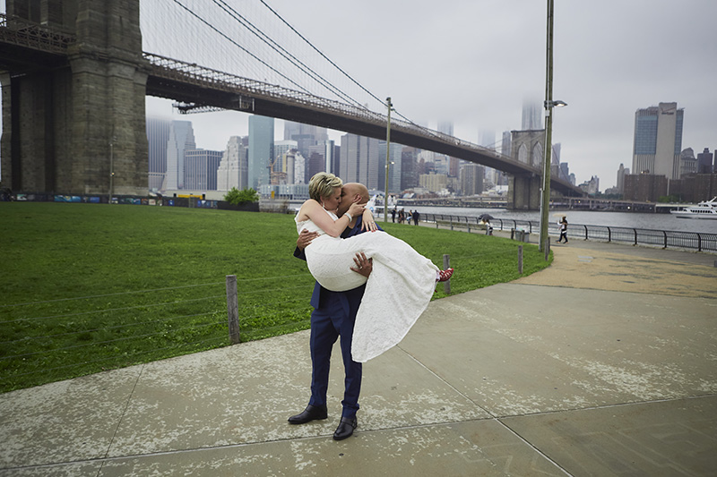 Brooklyn Bridge Park elopement