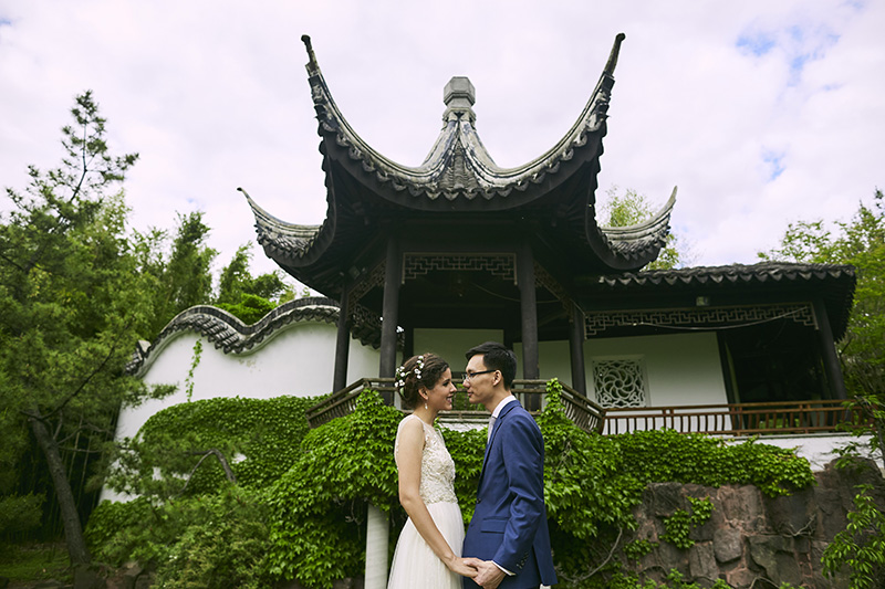 Chinese garden wedding