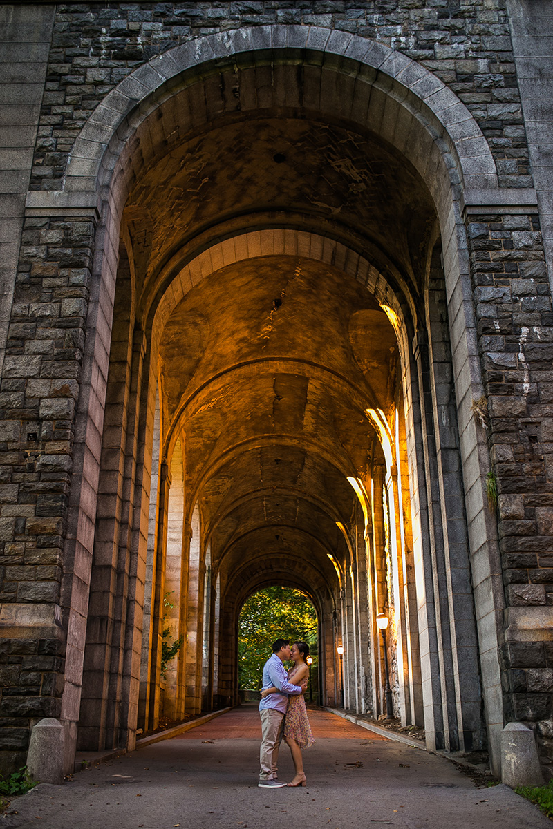 Fort Tryon Park engagement