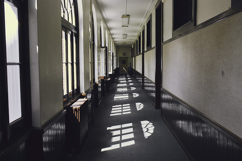 school hallway