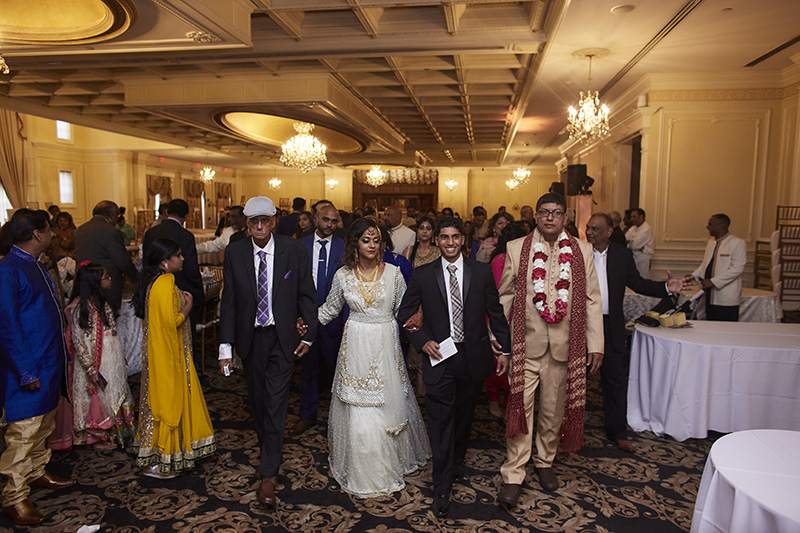 Indian wedding reception recessional