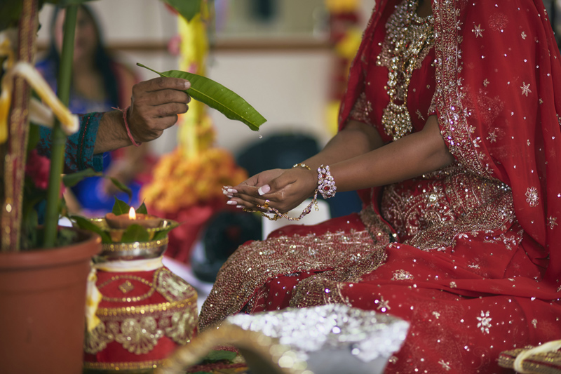 bride Indian wedding ceremony