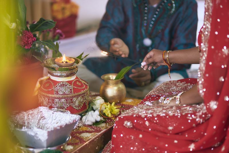 bride Indian wedding ceremony