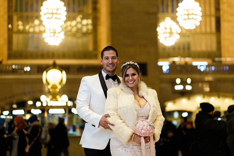 Grand Central Elopement photography
