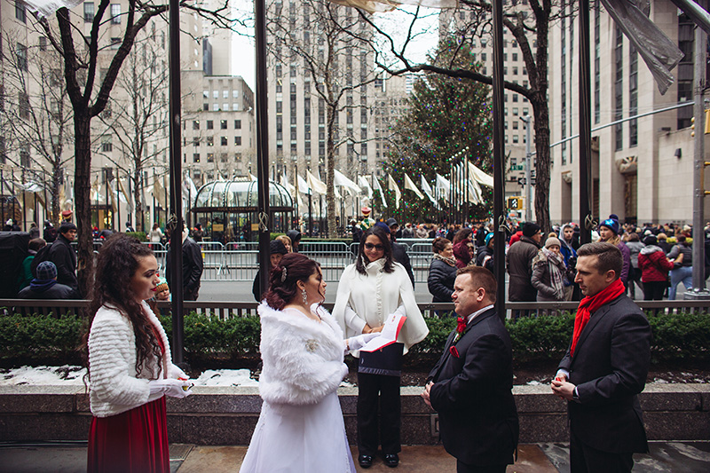 Rockefeller Center elopement