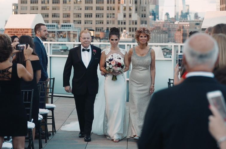 Jacqueline and Michael, tribeca rooftop wedding