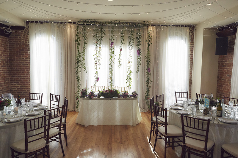 wedding reception room