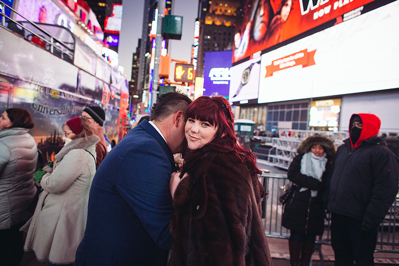 NYC Times Square wedding