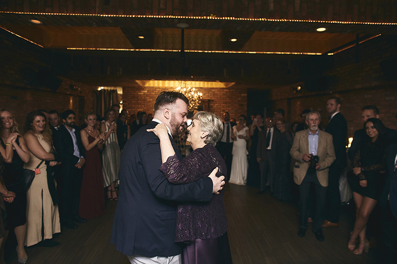 Groom dancing with his mother in law
