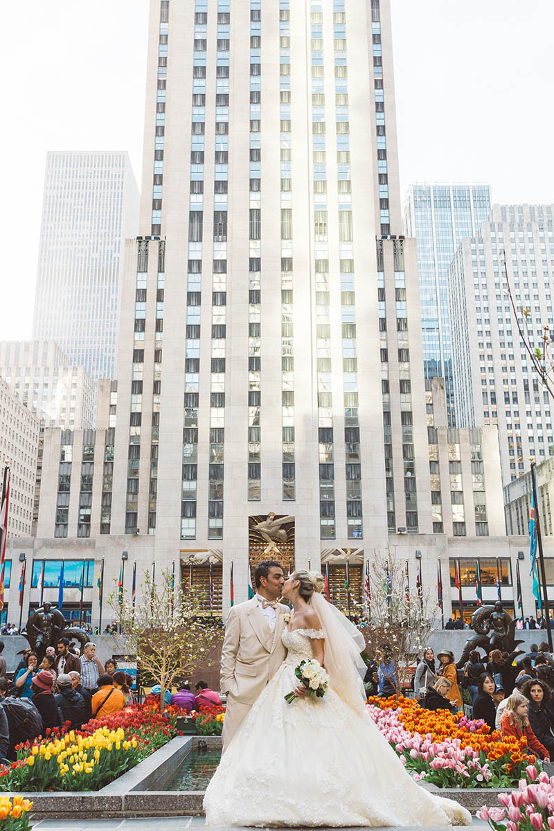 Rockefeller Center wedding