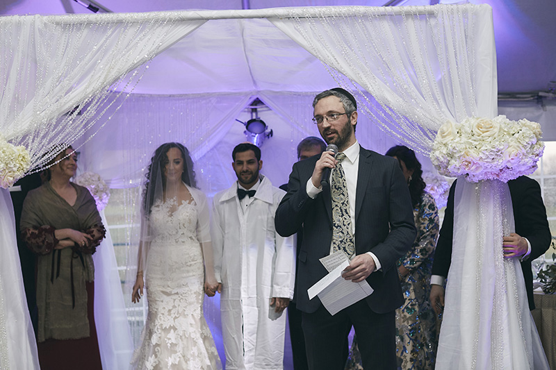 Orthodox Jewish wedding ceremony photography