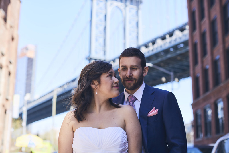 Brooklyn bridge wedding photography
